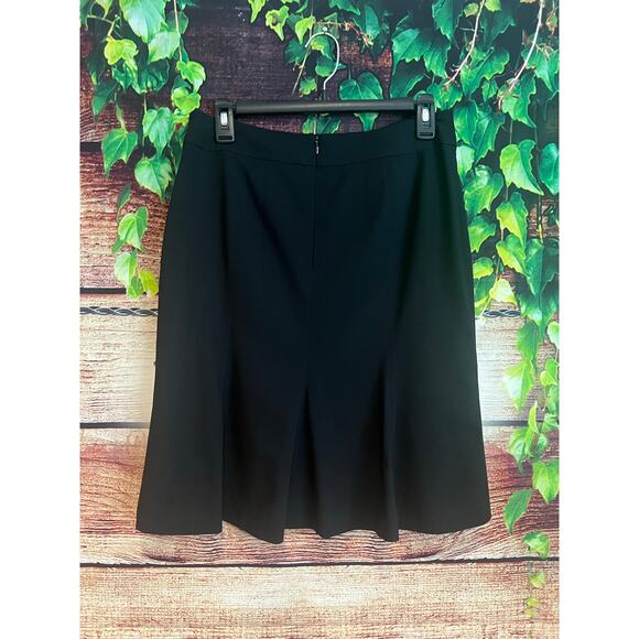 Akris Punto Mini Skirt Black Wool Viscose Womens Size 6/8 Academia Office Preppy - Picture 6 of 6